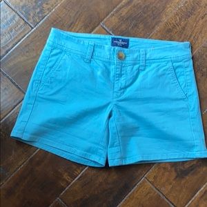 NWOT AE Teal shorts